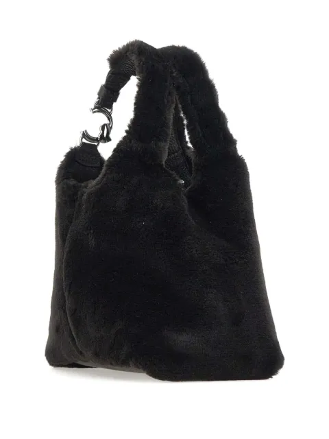 Coccinelle C-Easy faux-fur top handle tote bag