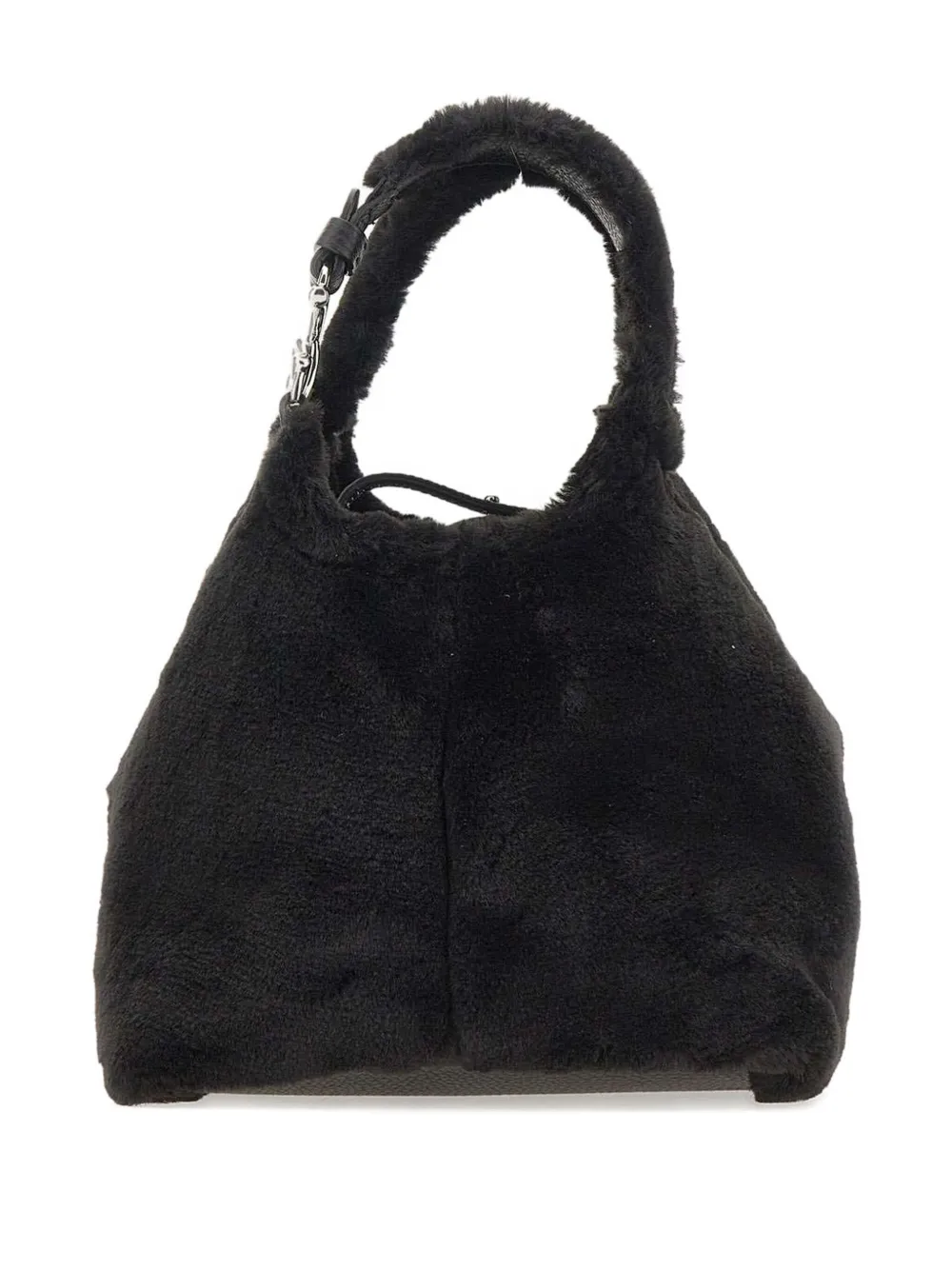 Coccinelle C-Easy faux-fur top handle tote bag - Blauw