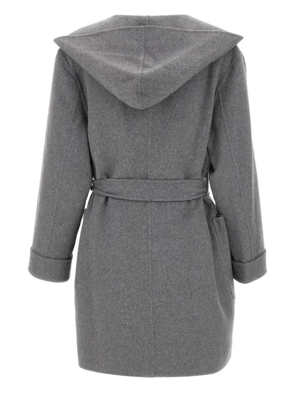 Kaos hooded belted coat - Grijs