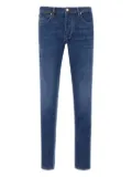 Re-Hash RubensB five-pocket suede-patch jeans - Blue