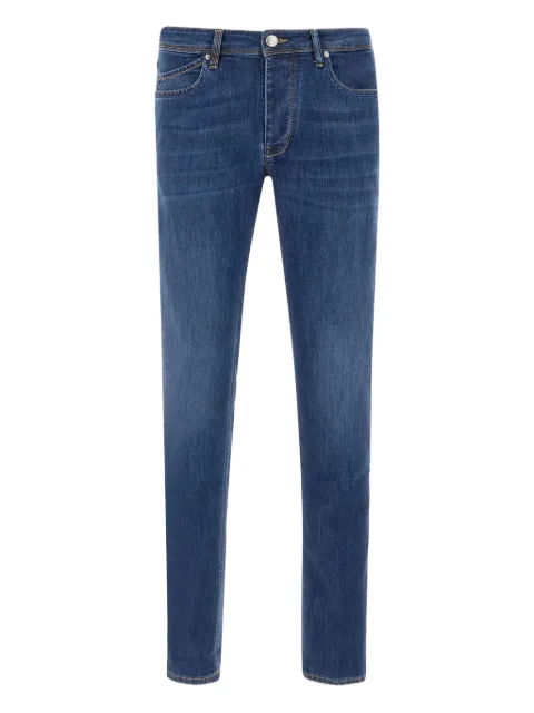 Re-Hash RubensB five-pocket suede-patch jeans