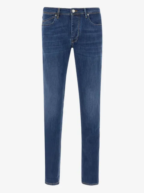 Re-Hash RubensB five-pocket suede-patch jeans