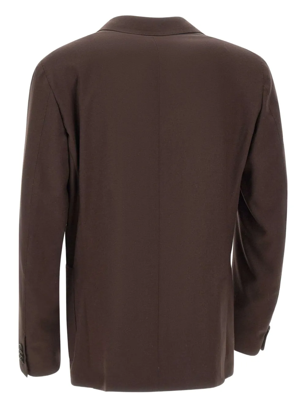 Corneliani Blazer met opgestikte zak en twee knopen Bruin