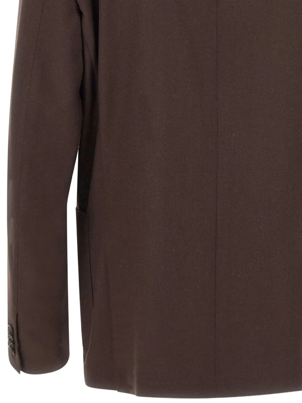 Corneliani Blazer met opgestikte zak en twee knopen Bruin