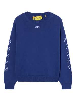 Fendi Kids ロゴ スウェットシャツ | ブルー | FARFETCH JP