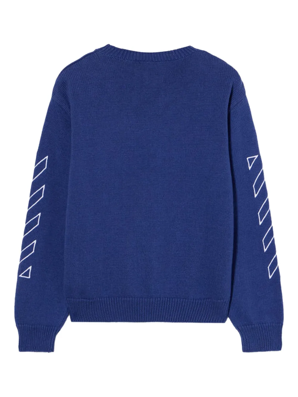Off-White Kids diagonal-stripe crew-neck sweater | Boys Knitwear | Image 2