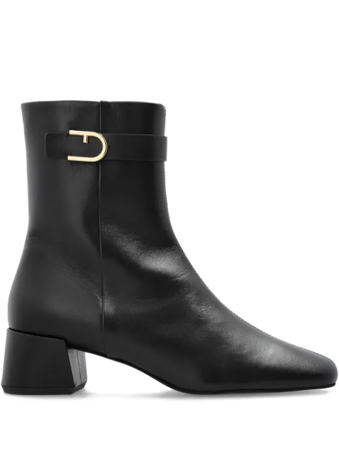 Furla botas con hebilla y tacón cuadrado