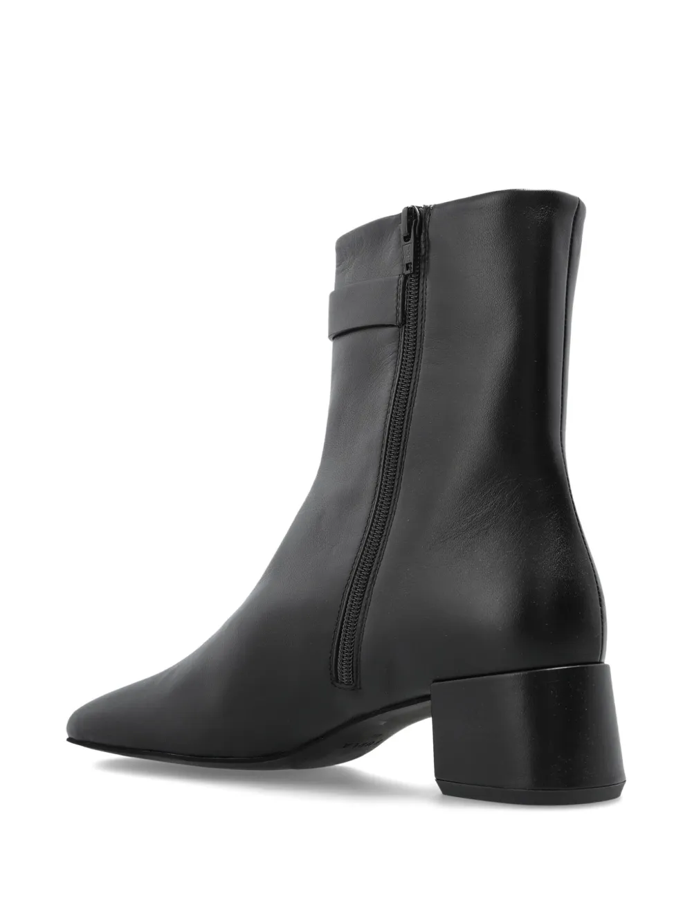 Furla buckle-fastening block-heel boots Black