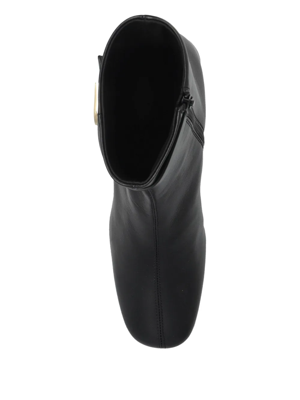 Furla buckle-fastening block-heel boots Black