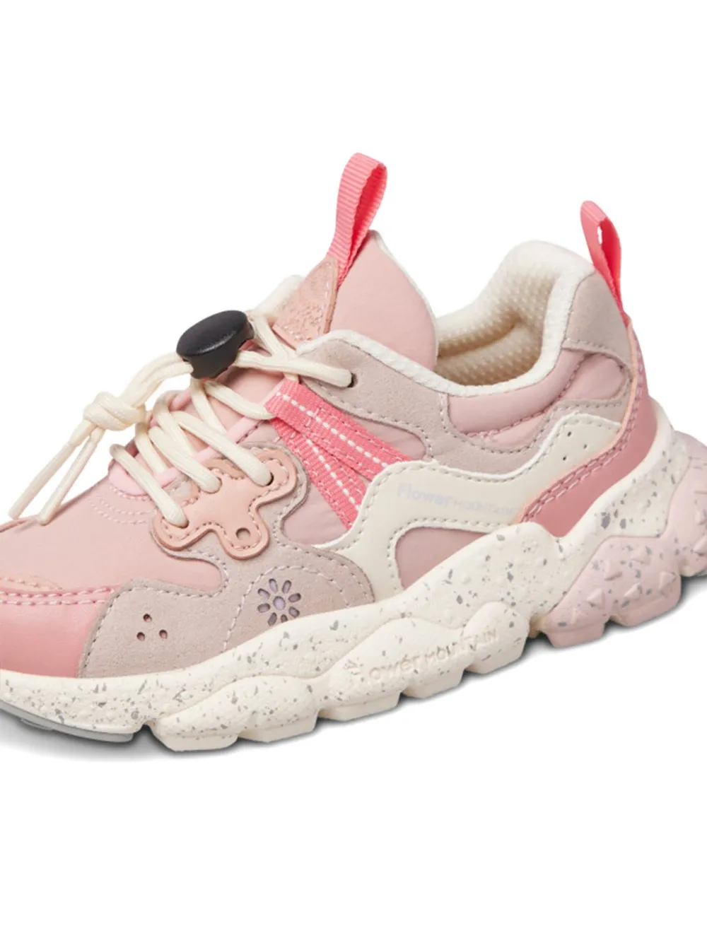 NATURINO Chunky sneakers met bloemdetail Roze