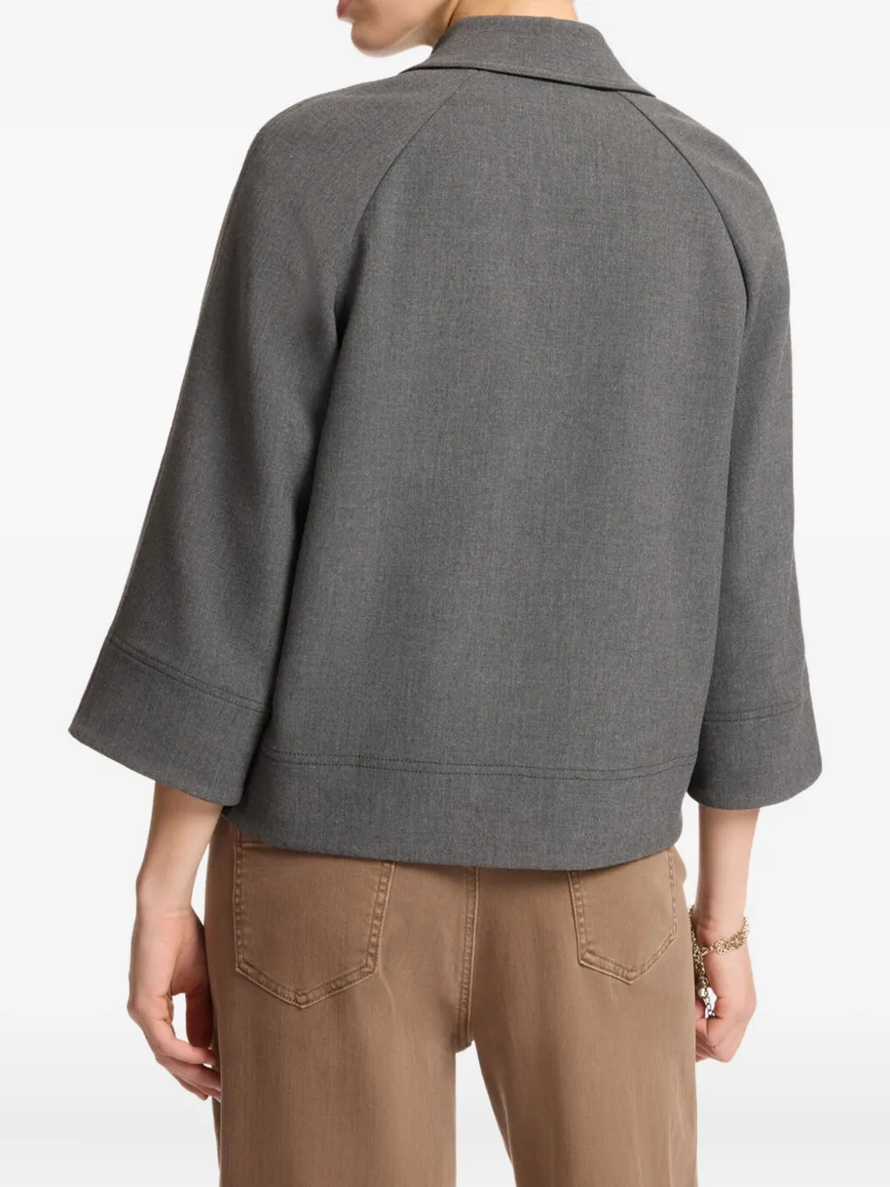 Elena Miro' Jacket Clothing In Gray