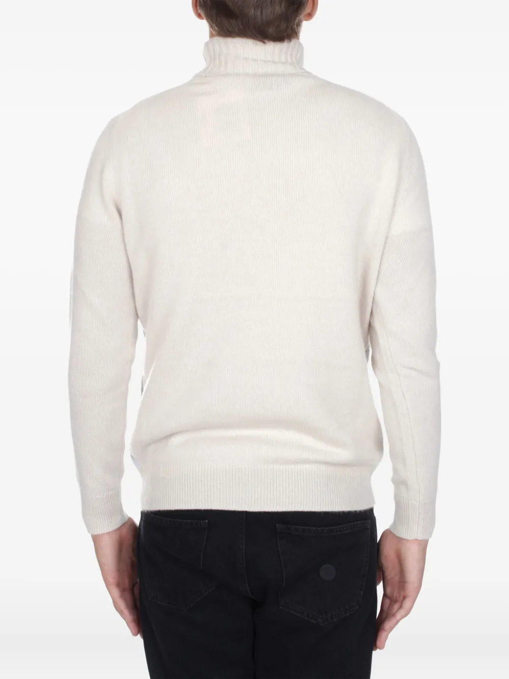 Ballantyne argyle roll-neck sweater | Knitted Sweaters | Image 2