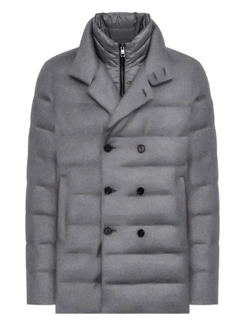 Duno chamarra capitonada Grey con doble botonadura