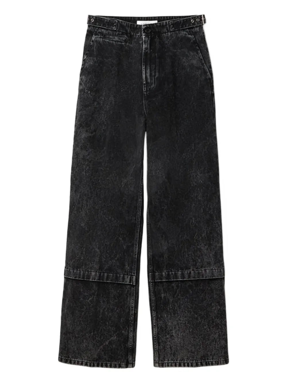 Lanvin acid-wash trousers | Black | Image 1