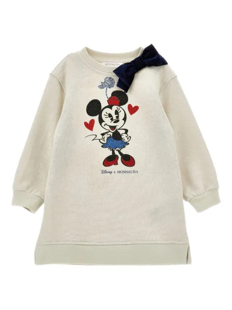 Monnalisa Minnie Mouse sweatshirt dress