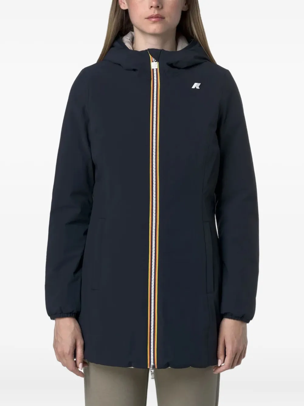 K-Way Kasjmier donsjack Blauw