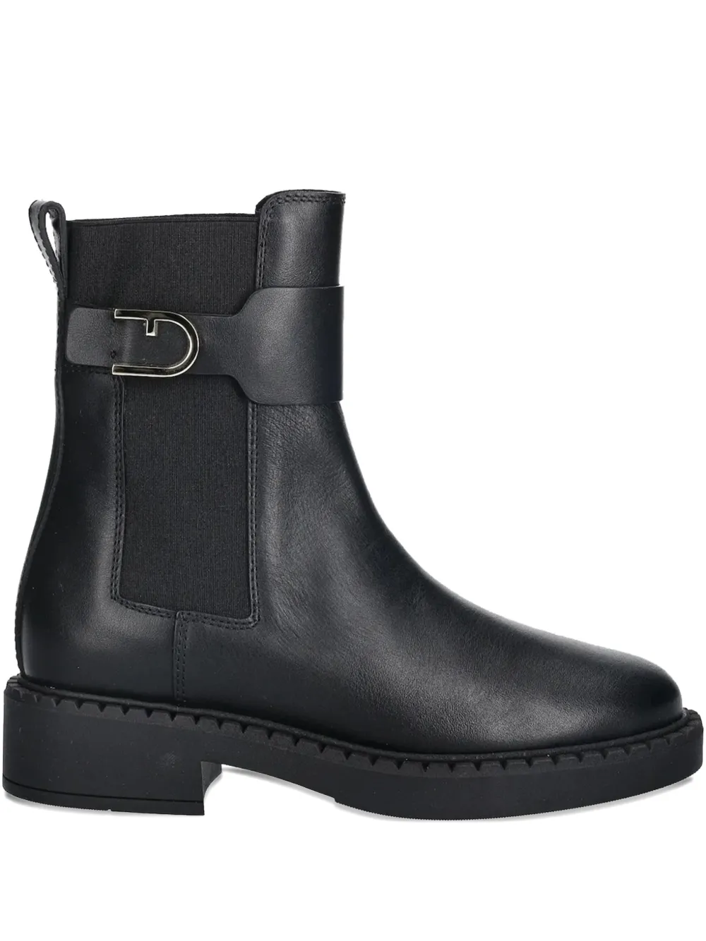 Furla New Legacy buckle-strap chelsea boots Black