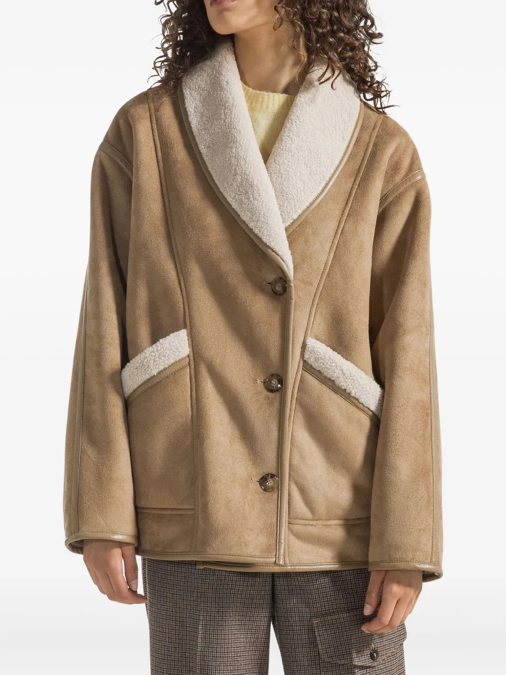 Seventy faux-shearling-collar jacket | Faux Fur & Shearling Jackets | Image 2