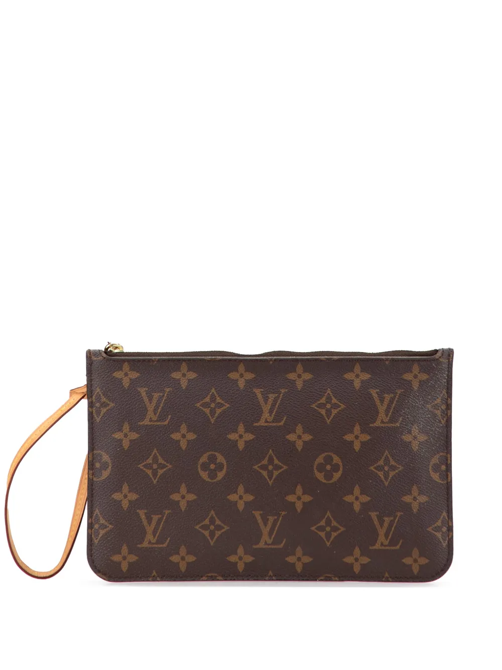 Louis Vuitton Pre-Owned 2018 モノグラム ネヴァーフル ポーチ - ブラウン Louis Vuitton Pre-Owned 2018 モノグラム ネヴァーフル ポーチ - ブラウン