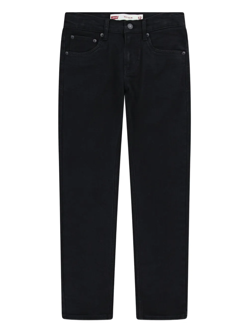 Levi's Kids logo-detail trousers - Nero