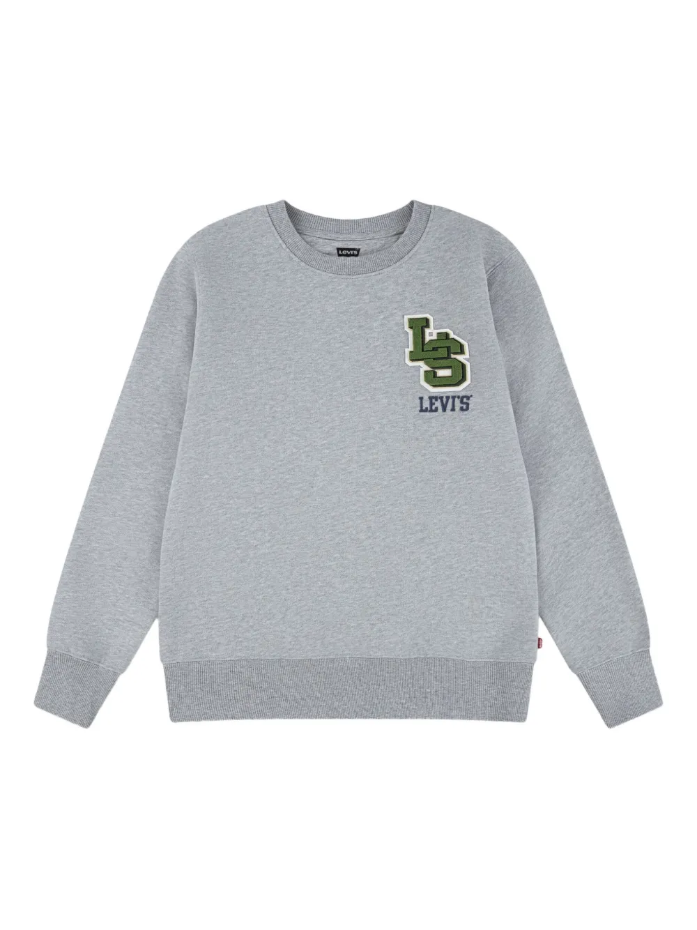 Levi's Logo-appliqué Cotton Sweatshirt In Blue
