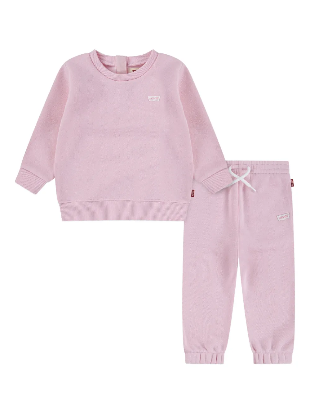 Levi's Kids logo-detail tracksuit set - Rosa
