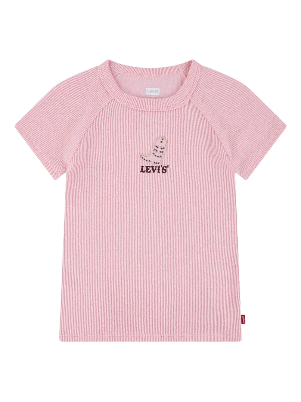 Levi's Raglan Graphic Top In Pink