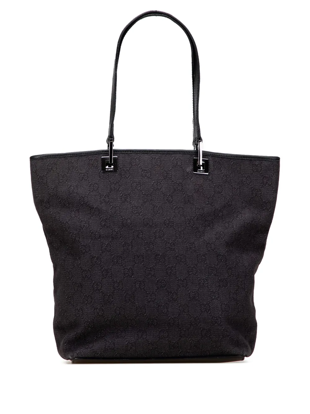 Gucci Pre-Owned 2000-2015 GG Denim tote bag | Black | Image 1