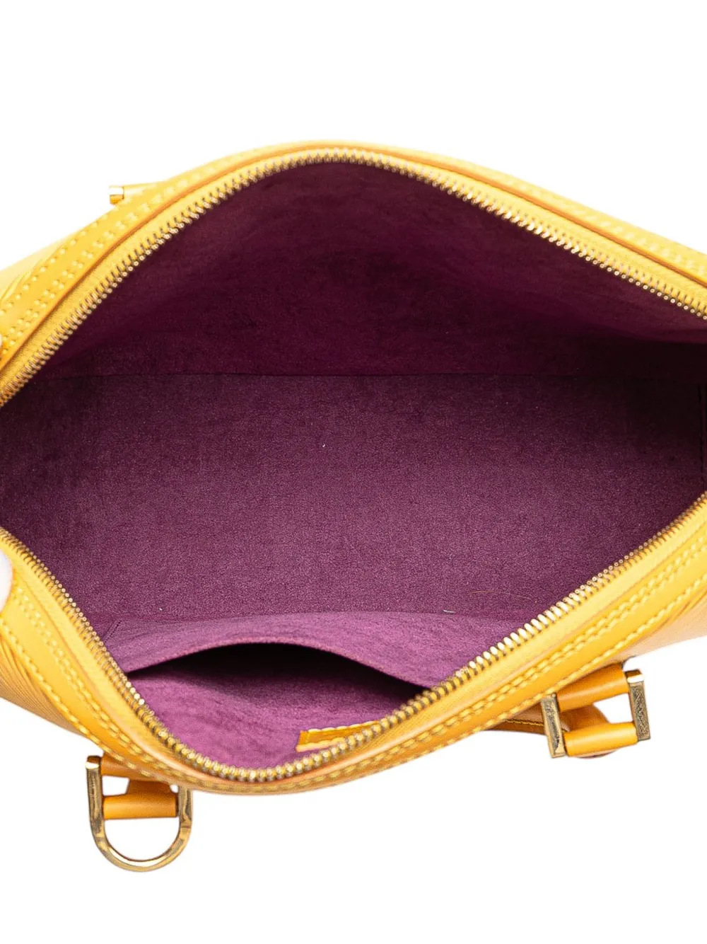 Pre-owned Louis Vuitton 2000 Epi Jasmine Handbag In Yellow