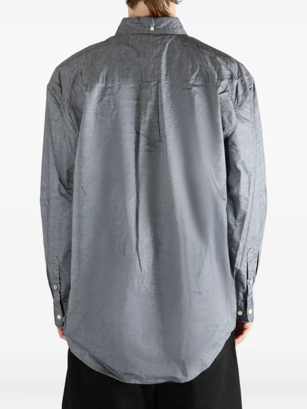 Tommy Hilfiger Buttoned Pocket Shirt In Gray