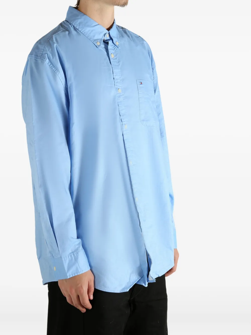 Tommy Hilfiger Overhemd met zak Blauw