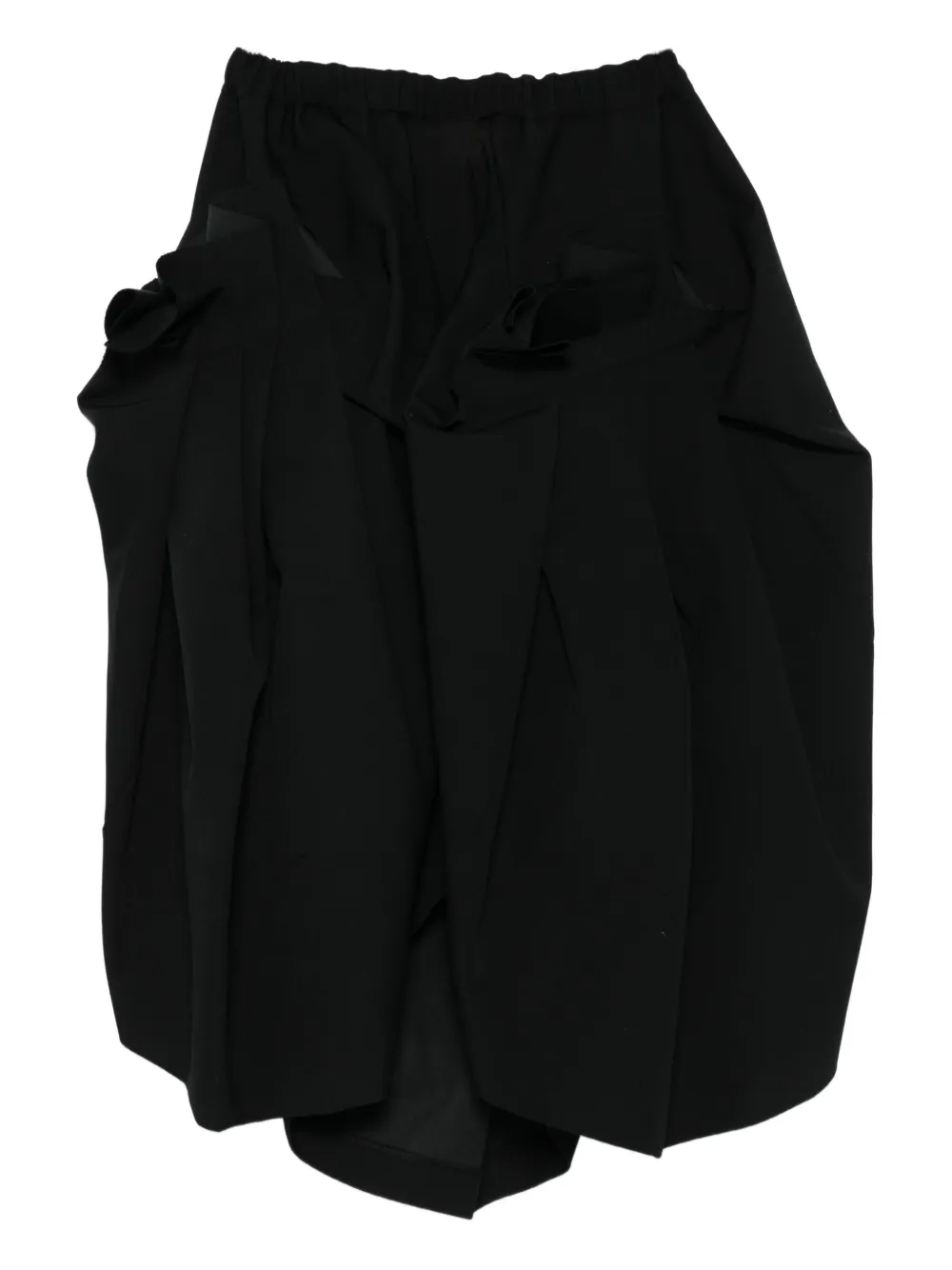 Comme Des Garçons ruffled lace skirt | Black | Image 1