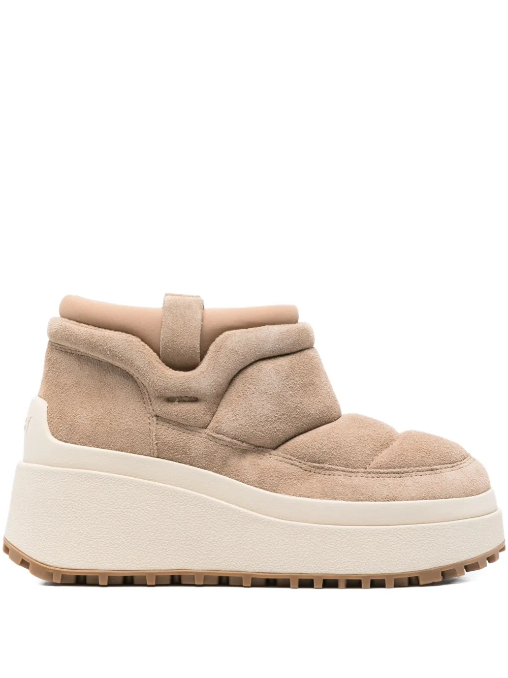 Ash padded platform boots - ニュートラル Ash padded platform boots - ニュートラル