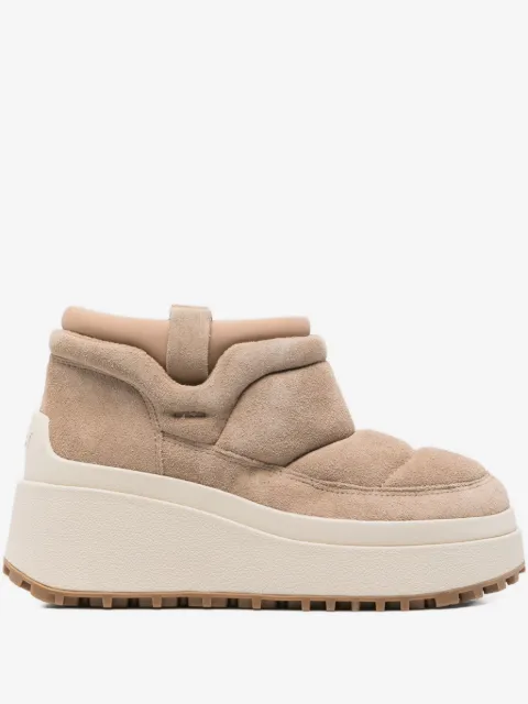 Ash padded platform boots