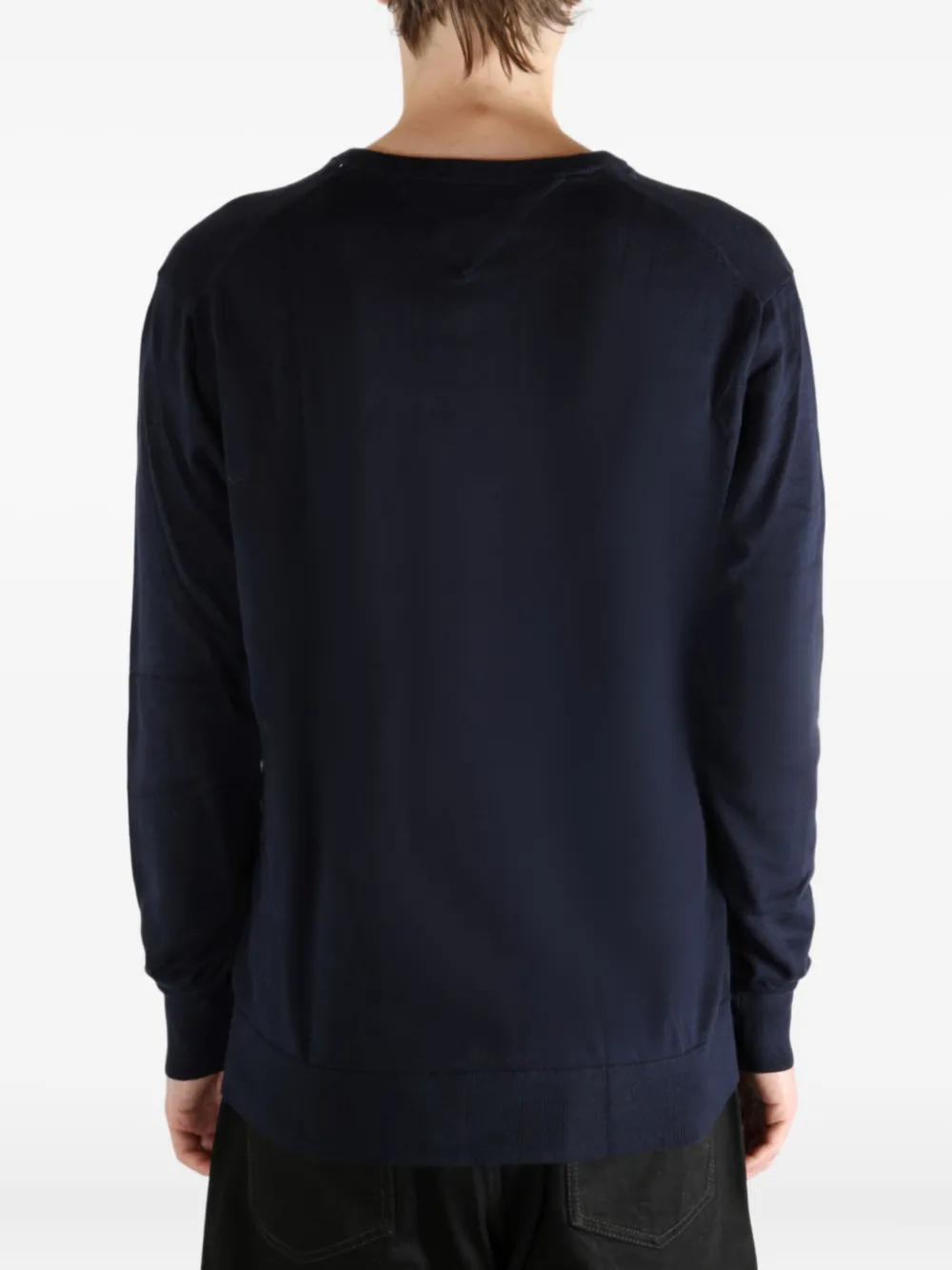 Tommy Hilfiger MW14745DW5 trui met V-hals Blauw