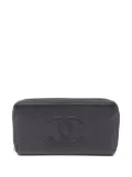 CHANEL Pre-Owned 2018-2019 CC Lambskin Zip Around Wallet long wallets - Black