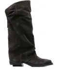 Ash Liam buttoned leather boots - Brown