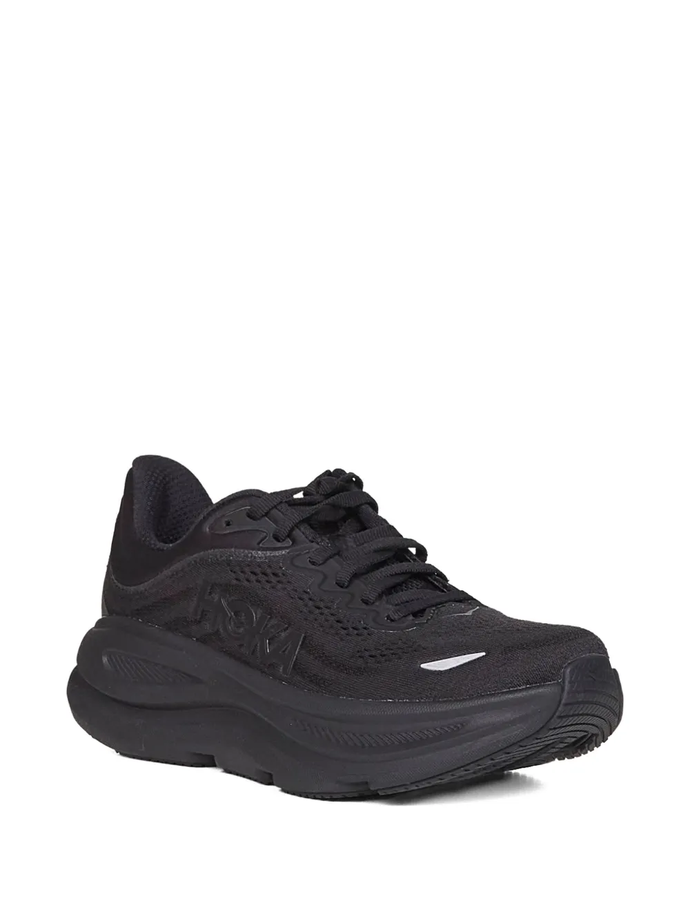 HOKA Bondi 9 lace-up sneakers - Zwart