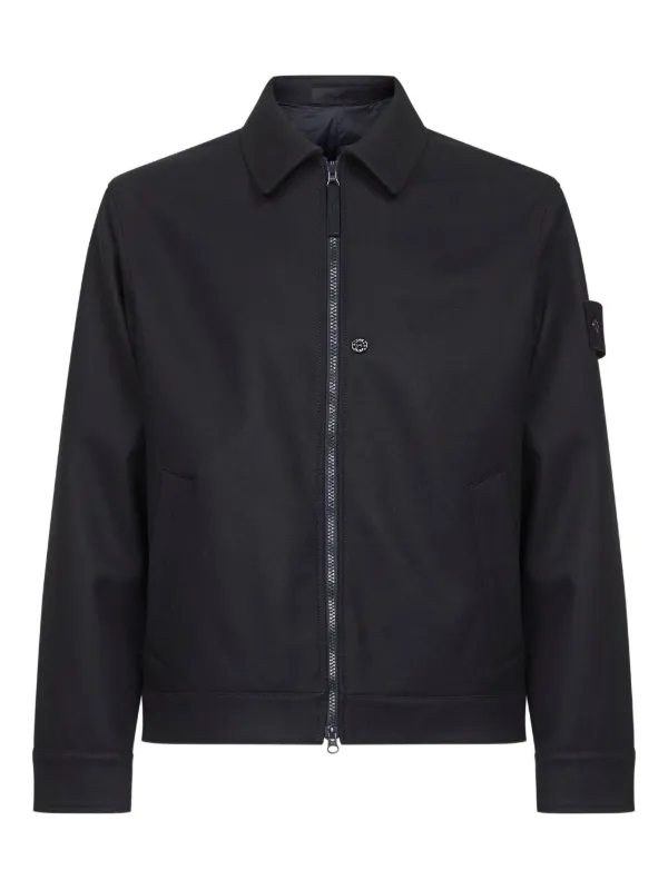 Stone Island ジップアップ シャツジャケット | ブルー