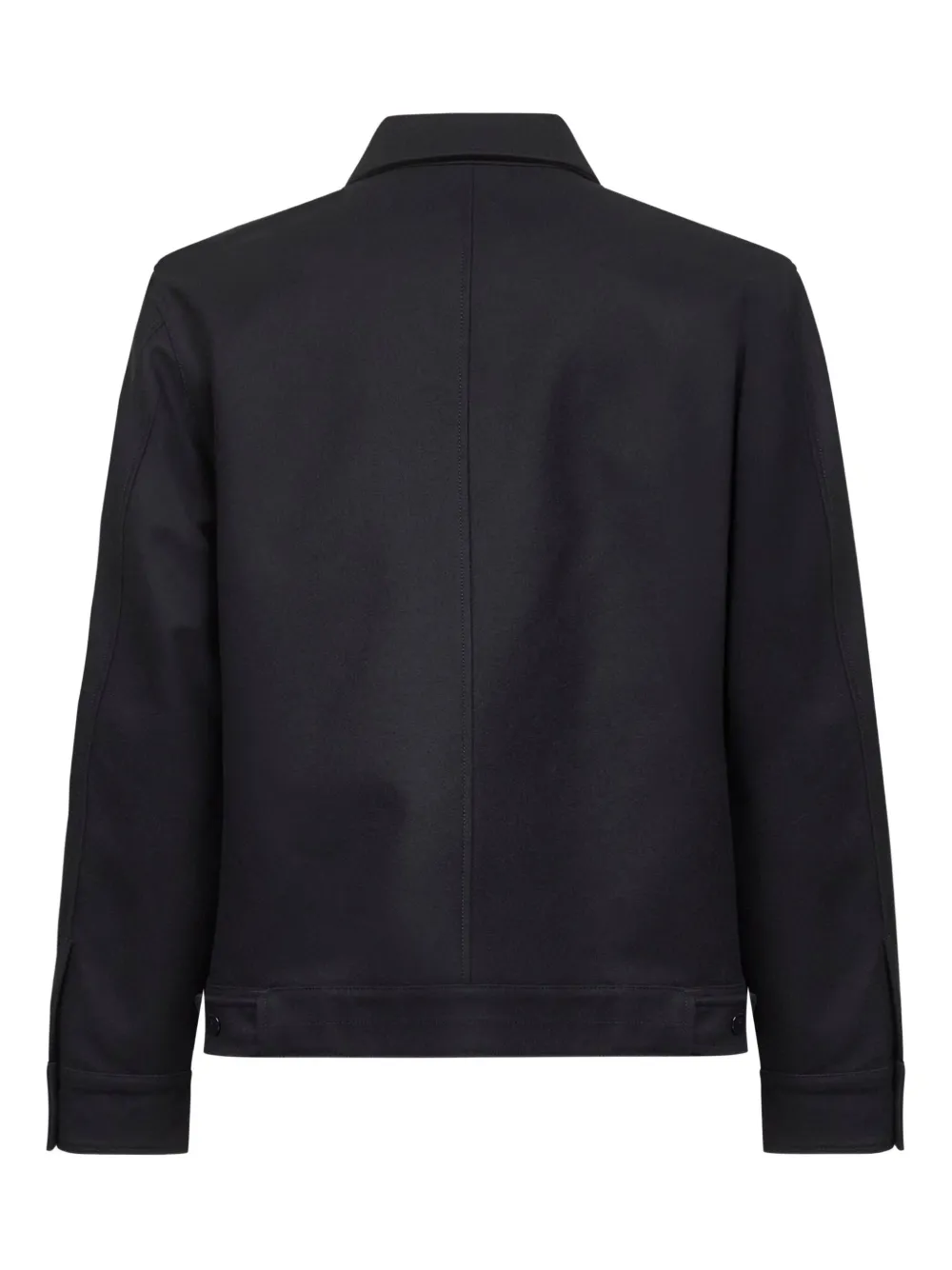 Stone Island Double-slider Zipped Shirt Jacket In Blue