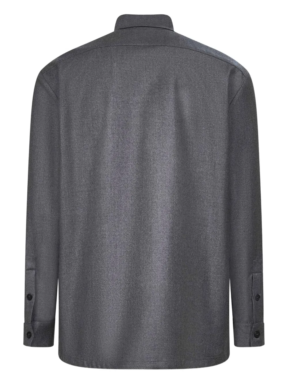 D4.0 buttoned flap-pocket shirt - Grijs