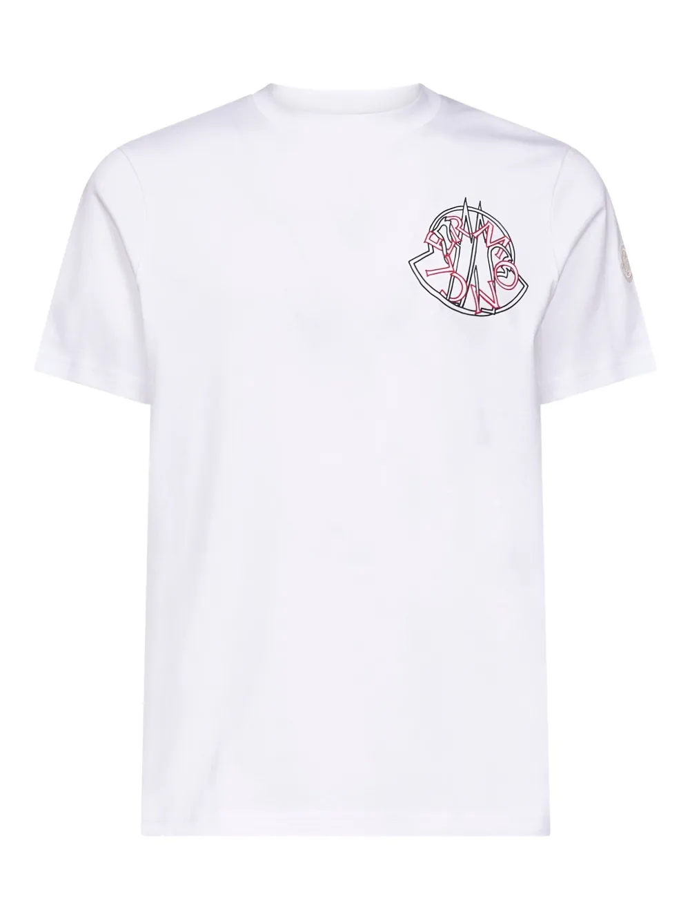 Moncler logo crew-neck T-shirt | White | Image 1