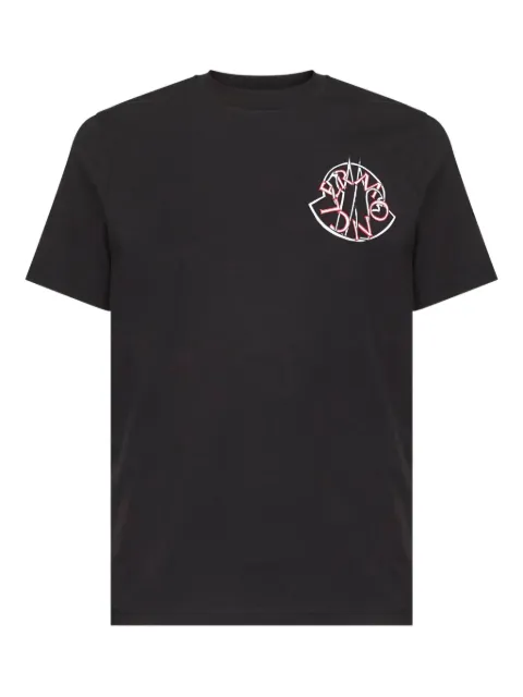 Moncler logo-patch crew-neck T-shirt