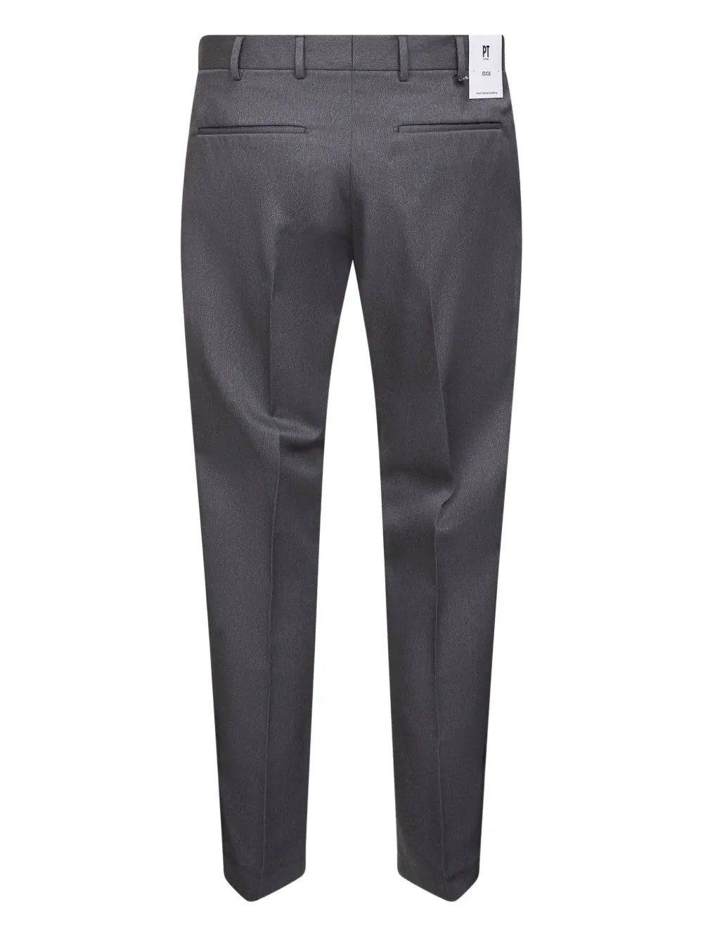 PT Torino wool pressed-crease trousers - Grijs