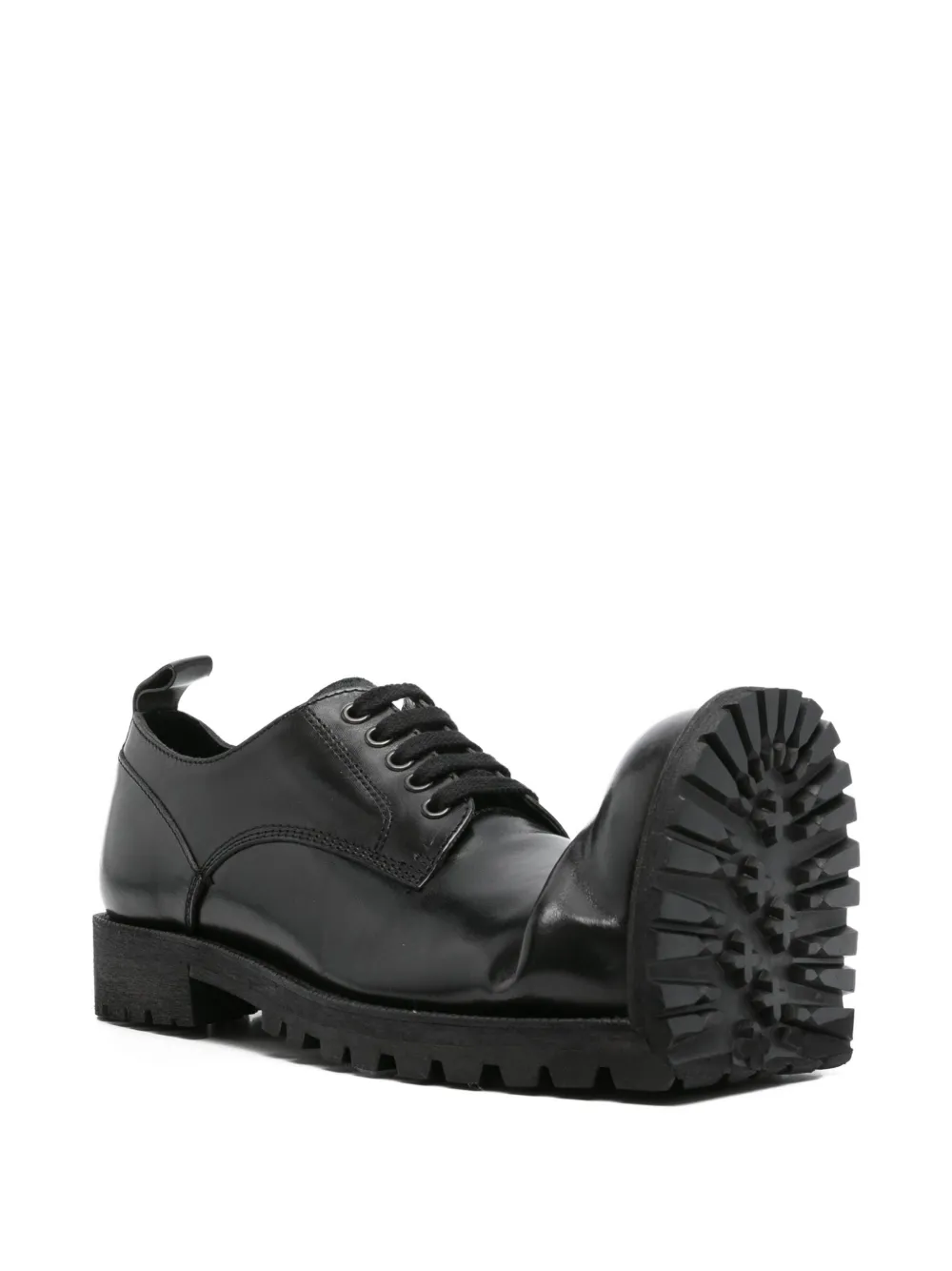 Comme des Garçons Homme Plus asymmetric lace-up shoes | Derby Shoes | Image 2