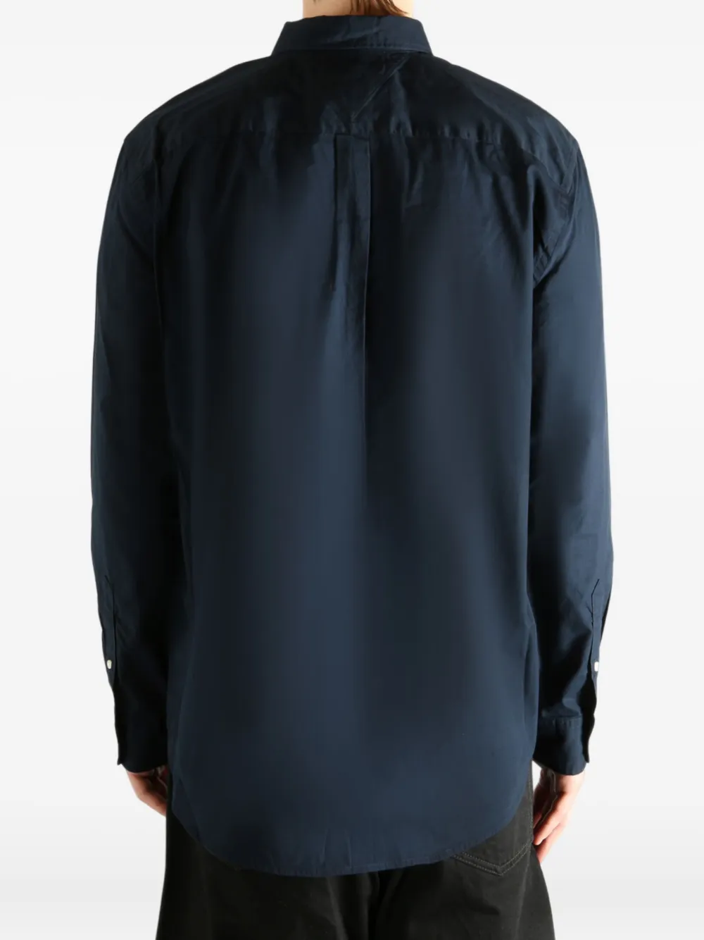 Tommy Hilfiger Core Flex Poplin Solid Rf Shirt In Animal Print