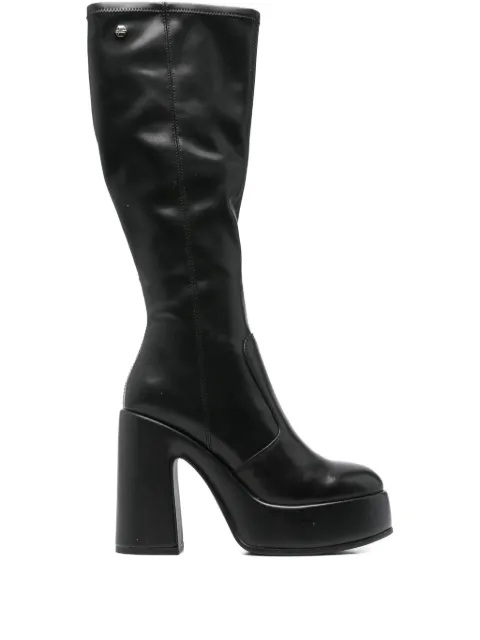 Cult 12mm platform knee-high boots