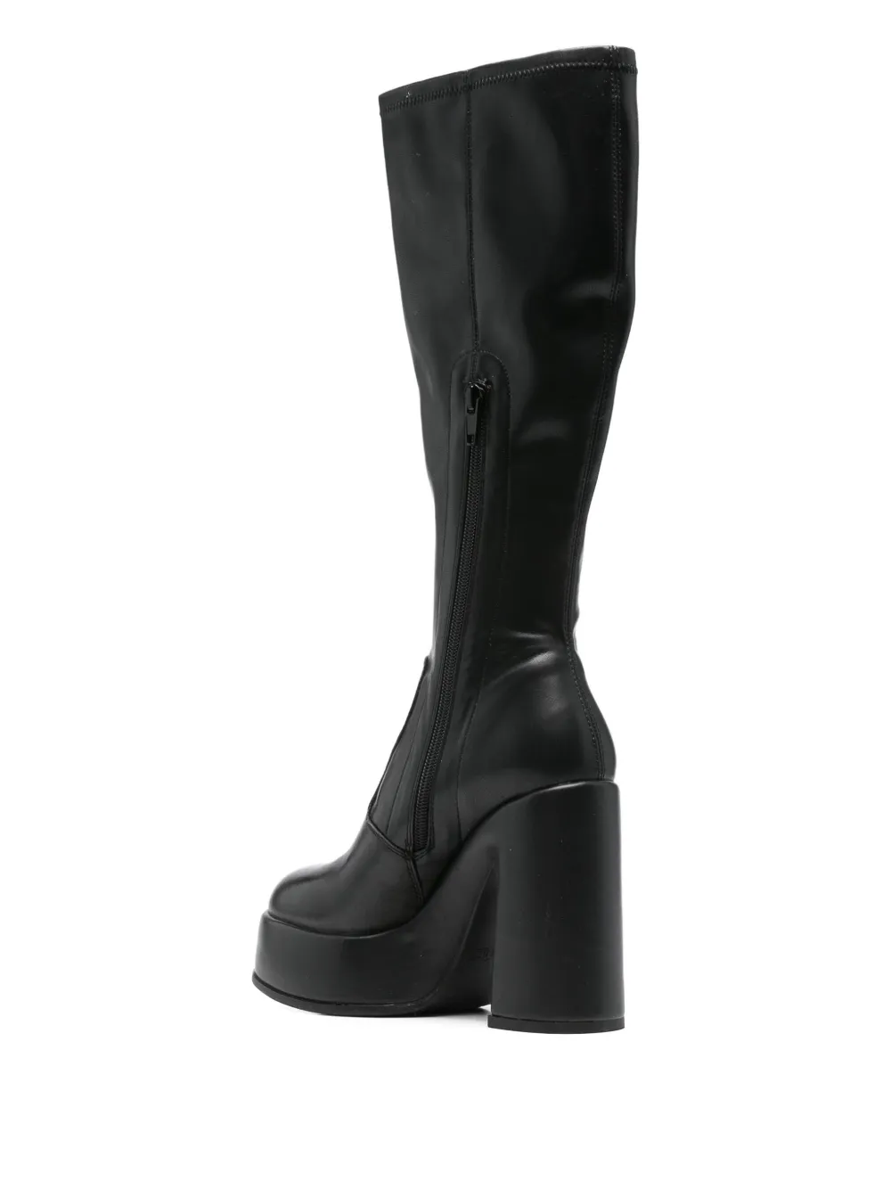 Cult 12mm Platform Knee-high Boots In Black