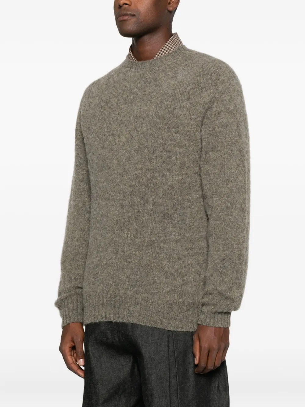 Ymc You Must Create Suedhead Sweater In Brown