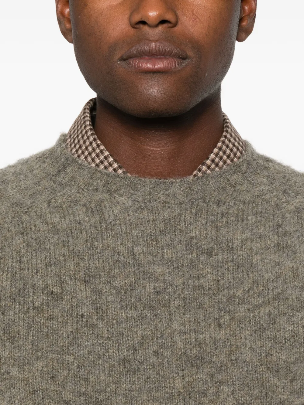 Ymc You Must Create Suedhead Sweater In Brown